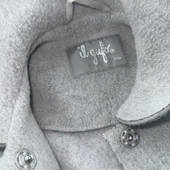 Il Gufo Gray Kids Pea Coat - Picture 3 of 8